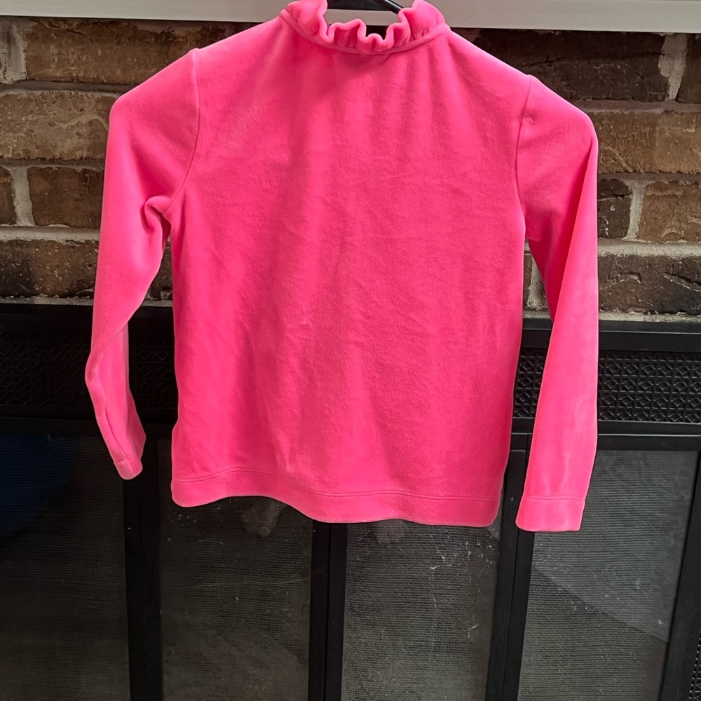 Lily Pulitzer size 7 classic pink girls jacket.  Great condition.  Zip up - Picture 2 of 5